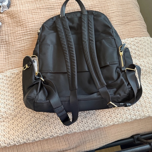 Tumi Black Backpack with Gold Hardware main image 7